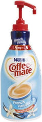 Coffee-Mate - Liquid Coffee Creamer, French Vanilla, 1500mL Pump Bottle - Benchmark Tooling