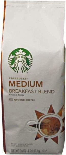 Starbucks - Coffee, Breakfast Blend, Ground, 1 Lb Bag - Benchmark Tooling