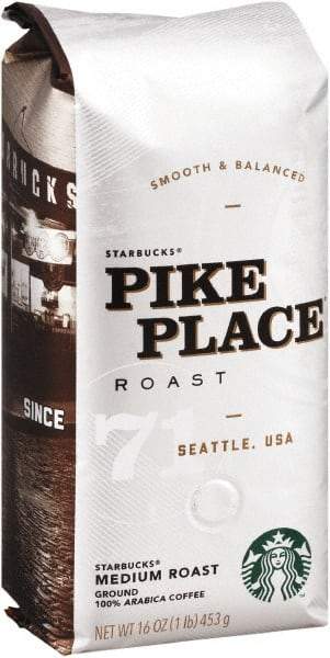 Starbucks - Coffee, Pike Place, Ground, 1 Lb Bag - Benchmark Tooling