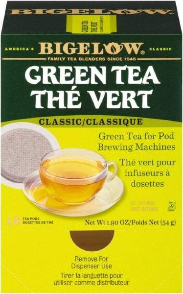 Bigelow - Green Tea Pods, 1.90 oz, 18/Box - Benchmark Tooling