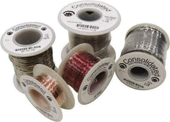 Made in USA - 16 Gage, 0.0508" Diameter x 1,000' Long, Bare, Tinned Copper Bus Bar Wire - Pure Copper (ASTM B3) - Benchmark Tooling