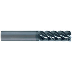 3/8 End Mill 5FL SQ TA WF - V-CARB 3/8x3/8x1/2x2 - Exact Industrial Supply