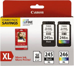 Canon - Ink & Paper Combo - Use with Canon PIXMA iP2820, MG2420, MG2920, MG2924, MX492 - Benchmark Tooling