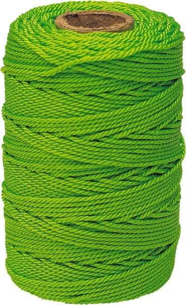 Irwin - #18, Nylon Braided Twine - Fluorescent Green - Benchmark Tooling