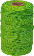 Irwin - #18, Nylon Braided Twine - Fluorescent Green - Benchmark Tooling