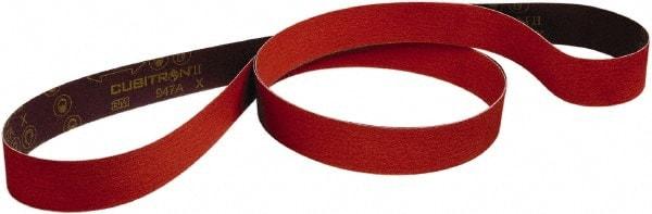 3M - 1" Wide x 42" OAL, 80 Grit, Ceramic Abrasive Belt - Ceramic, Medium, Coated, Series 947A - Benchmark Tooling