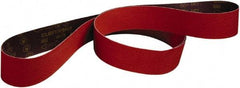 3M - 2" Wide x 72" OAL, 60 Grit, Ceramic Abrasive Belt - Ceramic, Medium, Coated, Series 947A - Benchmark Tooling