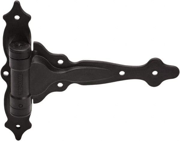 D&D Technologies - 7-3/4" Long x 9-1/2" Wide x 0.22" Thick, Gate Hinge - Polymer, Black Finish - Benchmark Tooling