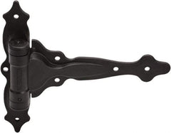 D&D Technologies - 7-3/4" Long x 9-1/2" Wide x 0.22" Thick, Gate Hinge - Polymer, Black Finish - Benchmark Tooling