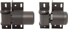 D&D Technologies - 4-1/3" Long x 5.08" Wide x 5/16" Thick, Gate Hinge - Aluminum, Anodized Aluminum Finish - Benchmark Tooling