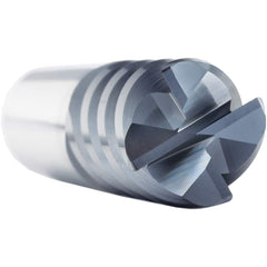 Corner Radius End Mill: 1″ Dia, 3″ LOC, 0.03″ Radius, 4 Flutes, Solid Carbide 6″ OAL, 1″ Shank Dia, 35 ° Helix, nACRo Coated, Corner Radius End, Centercutting, Series SM4F