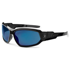 LOKI Blue Mirror Lens Black Safety Glasses // Goggles - Benchmark Tooling