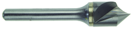 1/2" Size-1/4 Shank-82°-Carbide Single Flute Countersink - Benchmark Tooling