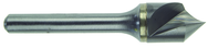 3/4" Size-3/8 Shank-120°-Carbide Single Flute Countersink - Benchmark Tooling