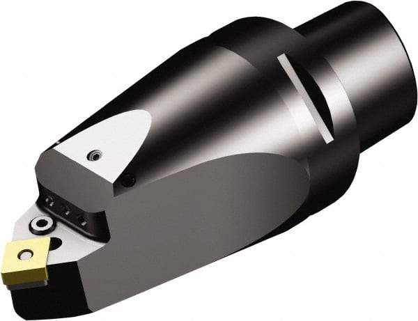 Sandvik Coromant - Neutral Cut, Size C10, CNMG 19 06 12 & CNMG 643 Insert Compatiblity, External Modular Turning & Profiling Cutting Unit Head - 110mm Head Length, Through Coolant, Series T-Max P - Benchmark Tooling