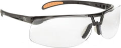 Uvex - Clear Lenses, Frameless Safety Glasses - Scratch Resistant, Adjustable Temples, Size Universal, Wrap Around - Benchmark Tooling