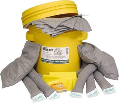 Oil-Dri - 20 Gal Capacity Universal Spill Kit - 20 Gal Plastic Overpack Container - Benchmark Tooling