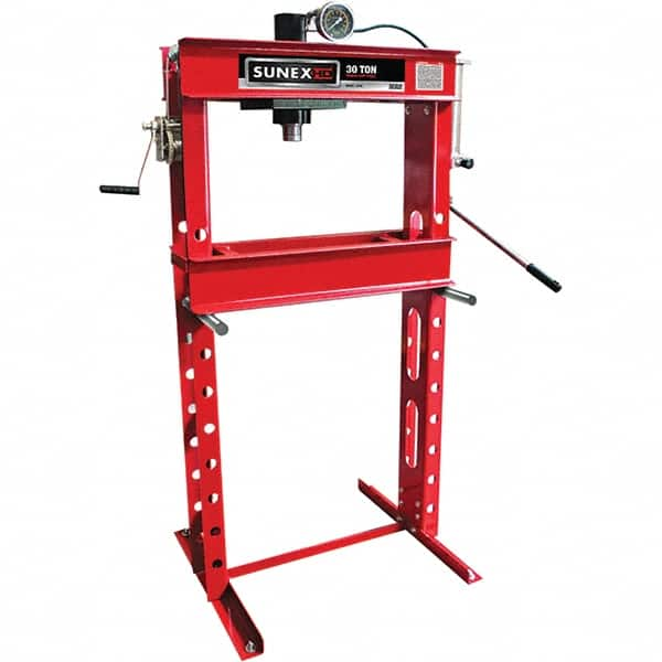 Sunex Tools - 30 Ton Manual Shop Press - 9-1/2 Inch Stroke - Benchmark Tooling