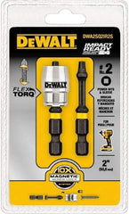 DeWALT - #2" Square Size Square Recess Bit - 1/4" Hex Drive, 2" OAL - Benchmark Tooling