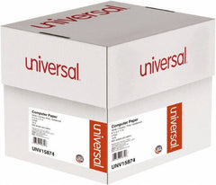 UNIVERSAL - White, Canary, Pink & Buff Four-Part Carbonless Paper - Use with Tractor-Feed Printers - Benchmark Tooling