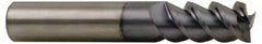 Accupro - 1", 2" LOC, 1" Shank Diam, 4" OAL, 3 Flute, Solid Carbide Square End Mill - Benchmark Tooling