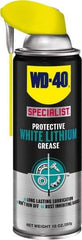 WD-40 Specialist - 10 oz Aerosol Lithium General Purpose Grease - White, Food Grade, 300°F Max Temp, NLGIG 2, - Benchmark Tooling