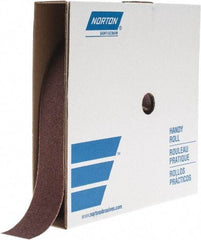 Norton - 2" x 50 Yd 40 Grit Aluminum Oxide Cloth Roll - Coarse Grade, X Weighted Backing - Benchmark Tooling
