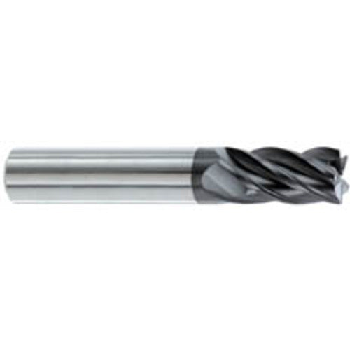 ‎3/4″ × 3/4″ × 7/8″ × 3″ 0.0300-0.0350″ C/R 5 Flute Single End Carbide HPE High Performance End Mill-AlTiN - Exact Industrial Supply