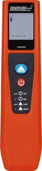 Johnson Level & Tool - 0.05 m to 30.48 m, Laser Distance Finder - 2 AAA Battery, Accurate to 5/64 Inch - Benchmark Tooling