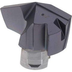 Iscar - Series ICP, 28.19mm Diam Grade IC908 Replaceable Drill Tip - Carbide, TiAlN/TiN Finish, 28 Seat Size - Benchmark Tooling