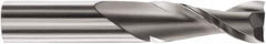 SGS - 1/4" Cutting Diam x 1" Length of Cut, 2 Flute, Upcut Spiral Router Bit - Uncoated, Right Hand Cut, Solid Carbide, 2-1/2" OAL x 1/4" Shank Diam, Square End - Benchmark Tooling