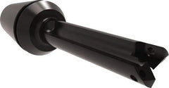 Allied Machine and Engineering - Series Y, 3/8 to 27/64" Diam, ER20 ER Collet, Straight Flute Spade Drill - 1-3/8" Max Depth, 1-29/32" Body Length, 3-15/64" OAL, Short Length, Through Coolant - Benchmark Tooling