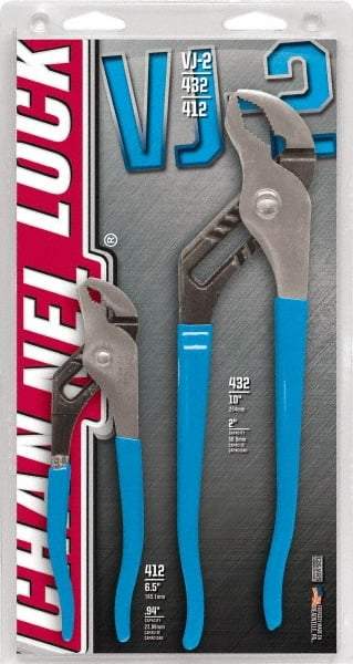 Channellock - 2 Piece Tongue & Groove Plier Set - Comes in Display Card - Benchmark Tooling