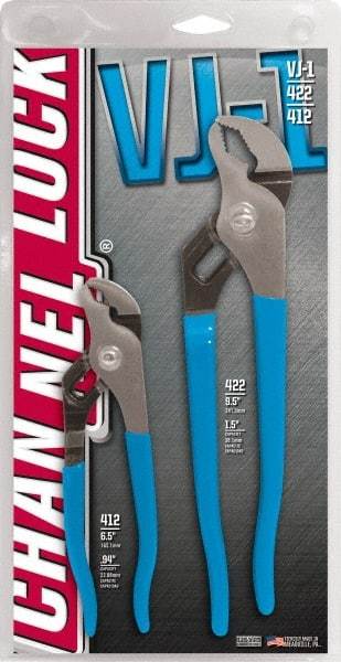 Channellock - 2 Piece Tongue & Groove Plier Set - Comes in Display Card - Benchmark Tooling