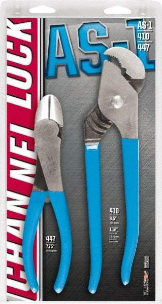 Channellock - 2 Piece Plier Set - Comes in Display Card - Benchmark Tooling