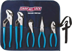 Channellock - 5 Piece Plier Set - Comes in Tool Roll - Benchmark Tooling