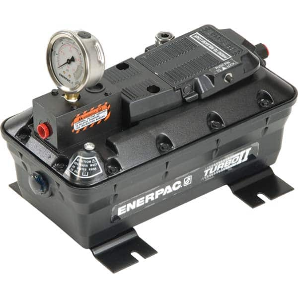 Enerpac - Power Hydraulic Pumps & Jacks Type: Air-Hydraulic Pressure Rating (psi): 5000 - Benchmark Tooling