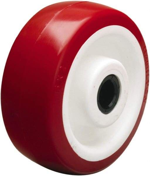 Hamilton - 5 Inch Diameter x 2 Inch Wide, Polyurethane on Polypropylene Caster Wheel - 1,050 Lb. Capacity, 2-3/16 Inch Hub Length, 3/4 Inch Axle Diameter, Straight Roller Bearing - Benchmark Tooling