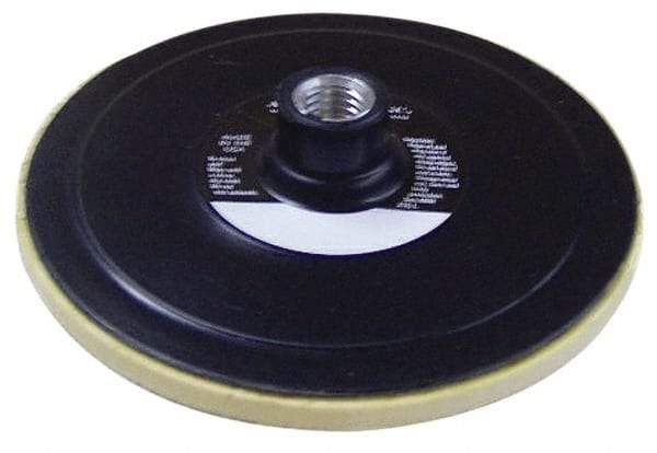 AutoQuip - 8" Diam Hook & Loop Disc Backing Pad - Medium Density, 4,800 RPM - Benchmark Tooling