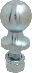 Reese - 1-7/8" Diam, 1-1/2" Shank Length, Hitch Ball - 3/4" Shank Diam, 2,000 Lb Capacity, Zinc Finish - Benchmark Tooling