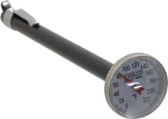 Wika - 0 to 220°F, Bimetal Pocket Thermometer - Stainless Steel - Benchmark Tooling