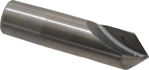 Link Industries - 1/2" Body Diam, 90°, 2" OAL, High Speed Steel Spotting Drill - Benchmark Tooling