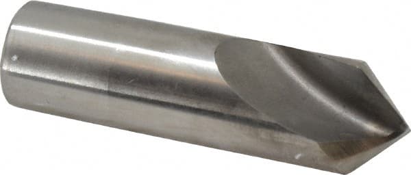 Link Industries - 5/8" Body Diam, 90°, 2-1/4" OAL, High Speed Steel Spotting Drill - Benchmark Tooling