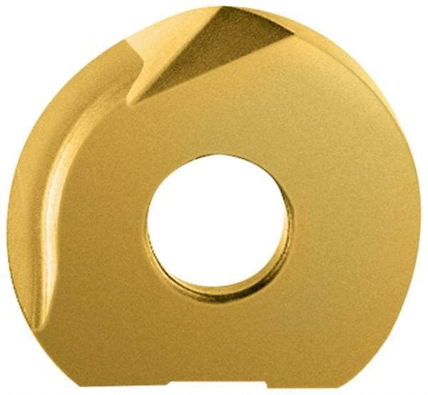 LMT - WPR2000 CF Grade LC610T Carbide Milling Insert - TiAlN/TiN Finish, 0.24" Thick, 2" Inscribed Circle - Benchmark Tooling