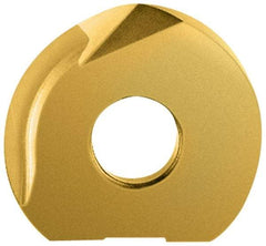 LMT - WPR2000 CF Grade LC610T Carbide Milling Insert - TiAlN/TiN Finish, 0.24" Thick, 2" Inscribed Circle - Benchmark Tooling