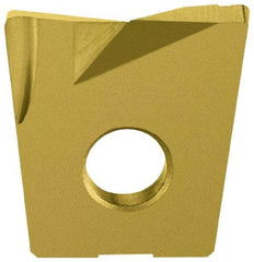 LMT - WPB1000 CF Grade LC610T Carbide Milling Insert - TiAlN/TiN Finish, 0.16" Thick, 1" Inscribed Circle, 1/16" Corner Radius - Benchmark Tooling