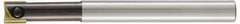 LMT - 3/4" Cut Diam, 2.36" Max Depth of Cut, 3/4" Shank Diam, 8.27" OAL, Indexable Square Shoulder End Mill - WPR 0750, WPV 0750 Inserts, Cylindrical Shank - Benchmark Tooling