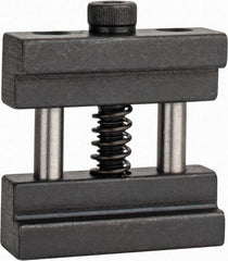 Interstate - 1 Piece Vise Work Stop - Steel, 1.42" Wide - Benchmark Tooling