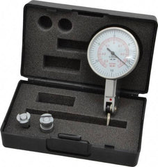 Value Collection - 0.03 Inch Range, 0.0005 Inch Dial Graduation, Horizontal Dial Test Indicator - White Dial, 0-15-0; 0-35-0 Dial Reading - Benchmark Tooling