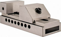 Interstate - 2-7/8" Jaw Width, 4" Jaw Opening Capacity, 1-3/8" Jaw Height, Toolmaker's Vise - Flat Jaw, 0.005mm Parallelism, 0.0051mm Squareness, 7-1/2" OAL x 2.938" OAW x 2-5/8" OAH - Benchmark Tooling